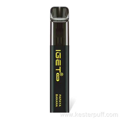 Original IGET KING Disposable Vape Device Cool Peach